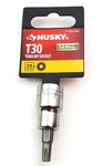 Husky Torx Bit Socket 3/8" Drive H3DHBST30. Fixed Price $11.99.