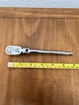 Snap-on Tools Usa New 1/4" Drive Ratchet Flex Head Chrome Handle TF72. Fixed Price $135.00.