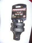 Powerbuilt 1" Drive Impact Adapter F X 3/4" 940587 New. Fixed Price $14.99.