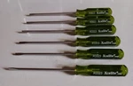 (6) Xcelite R3323 Steel Slotted Pocket-clip Screwdrivers 3/32" Head 5-1/4". Fixed Price $24.95.