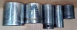 Lot Of (5) Armstrong 3/4" Drive Impact & Chrome 6 12 Point Sae Sockets - Used. Fixed Price $27.99.