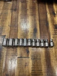 Craftsman 1/2 Laser Shallow Socket Set 9MM - 22MM Drive 12PT 11PC Usa Euc. Fixed Price $60.00.