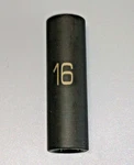 Matco Tools "adv" BDP16M6V, 3/8" Dr. 16MM. Impact Socket, 2.4" Deep, Pt. *dnr*. Fixed Price $23.59.