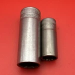 Snap-on Vintage 11/16" SF-220 & 1/2" SF-160 12 Point Sockets 3/8" Drive. Fixed Price $18.99.