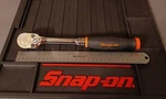 Snap-on New SH80A 1/2 Drive Orange Soft Grip Handle Tooth Ratchet. Fixed Price $200.00.