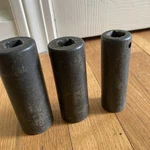 Three Snap On Deep Sockets SIM300, SIM260, SIM220 Usa. Fixed Price $33.90.