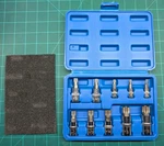 Triple Square Spline Bit Socket Set 10-PIECE Vct Tools. Fixed Price $17.50.