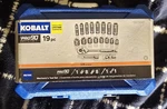 Kobalt 19-PC 3/8" Metric Mechanic's Tool Set #0573347 New. Fixed Price $34.94.