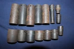Mixed Lot Of 15 Snap-on 1/2" Drive Impact Sockets Metric & Sae Deep Shallow. Fixed Price $125.00.