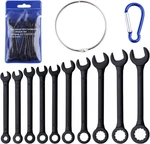 10PCS Mini Set Standard Metric 4MM-11MM Ignition Wrenches Open End & Box. Fixed Price $15.49.