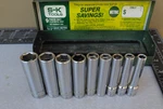 Sk Tools Usa 9PC 1/4" Drive Metric Deep Socket Set Point 6MM-13MM. Fixed Price $49.99.