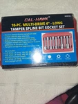 Cal-hawk 10PC Multi-drive Long Tamper Spline Bit Socket Set New. Fixed Price $29.99.