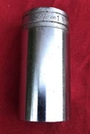 Snap-on Tools No. S-381 Sae Chrome 12PT Deep Flank Drive Socket 1-3/16" U.s.a.. Fixed Price $39.99.