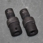 (2) Westward Flex Impact Socket 4VYX4, 3/8" Drive, 12MM, 6-POINT, Cr-v Steel. Fixed Price $14.95.