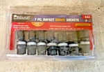 Pittsburg 7 Pc. 1/2" Drive Sae Impact Swivel Socket Set (02588) Chrome Vanadium. Fixed Price $34.50.