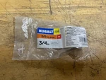 Kobalt 337800 Sae 3/4-IN Shallow Socket 3/8IN Drive 6-POINT Chrome Finish Single. Fixed Price $5.00.