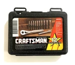 Craftsman Tools Usa 34781 12PC Sae 1/4 Drive Socket Ratchet Set 6 Point - New. Fixed Price $75.00.