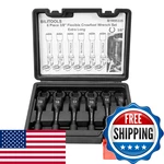 Bilitools 6PCS Long Flex Head Crows Foot Line Wrench Set 3/8 Drive Injector. Fixed Price $77.84.