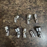 Snap-on Tools Sae Stand Swivel Wobble Wobbly Universal Sockets Bundle Lot. Fixed Price $98.00.