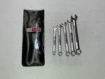 Vintage Craftsman 5 Piece Sae Combinatiin Wrench Set 11/32" To 9/16" 44612 Usa. Fixed Price $30.00.