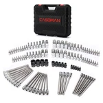 Casoman 107 Pieces Bit Socket Set 1/4" 3/8" And 1/2" Drive Torx/extra Long To.... Fixed Price $101.88.