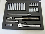 Vintage 1980'S Craftsman 1/4" Drive Sae 24PC Socket Set Short & Deep Made Usa. Fixed Price $109.95.