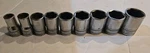 Snap-on 1/2" Drive 9PC 6PT Sae Shallow Socket Set Tw Series. Fixed Price $69.00.