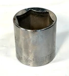 Craftsman Tools 1-1/4 6-POINT 1/2" Drive Chrome Socket PART#44069 Made Usa G. Fixed Price $9.99.