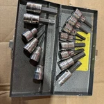 Armstrong Tools 14 Pc 3/8" Dr Hex Bit Allen Sockets Set W/case Usa Odd Ball. Fixed Price $19.99.