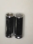 Two (2), 3/8"-DR Deep Sockets, 6-PT, 11MM & 12MM, Chrome Finish, Usa, Blackhawk. Fixed Price $13.48.