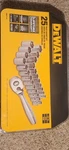 New Sealed Dewalt #DWMT72162 25PC 1/2" Drive Sae/mm Socket Set Chrome (TL1555). Fixed Price $49.98.