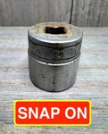 Snap-on FS281 Usa 3/8 Drive 6 Point 7/8 Socket Standard Tool X130. Fixed Price $12.49.