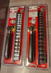 Rare Nos Craftsman Extendable Wobble Ratchet 17PC Socket Sets Mm & Sae. Fixed Price $149.99.