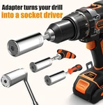 Kusonkey Super Universal Socket 7MM-19MM W/ Drill Adapter, US-TO-7-19 Silver. Fixed Price $16.13.