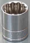 Gm Performance Parts, 1/2" Drive Chrome Shallow Socket, 24MM, 12 Pt, #33324. Fixed Price $10.80.
