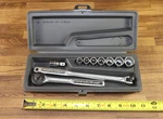 Craftsman 3/8" Drive Socket Wrench Set -v- Usa + Easco Adapter. Fixed Price $96.00.