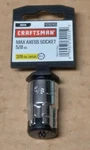 New Craftsman Max Axess Socket 3/8" Drive 6 Pt. 5/8" 29245. Fixed Price $16.99.