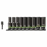 Bosch ITDSO12V10 10PC Impact Deep Well 1/2" Socket Set 1/4" Hex To Adapter. Fixed Price $47.49.