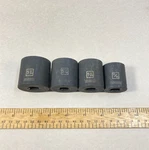 Kobalt Impact Socket Lot 4 Pc 1/2" Drive Sae 6 Point Larger Size. Fixed Price $18.00.