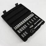 Husky Ratchet & Socket Kit Pieces Mini Black Travel Small Case 20800. Fixed Price $41.14.