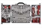 Cartman 205 Piece Ratchet Wrench And Socket Tool SET,1/4" & 3/8" 1/2". Fixed Price $89.95.
