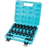 Duratech 3/8"DRIVE Impact Swivel Socket Set 16PC Shallow Universal Wobble. Fixed Price $79.99.