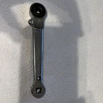 Vintage RF23 Bonney 1/4" Ratcheting Drive, 6-POINT 1/2" Wrench Made Usa. Fixed Price $19.50.