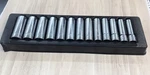 Snap On 313SMYA, 13PC 1/2 Drive 12PT Metric Deep Sockets, 12-24MM, Usa. Fixed Price $319.99.