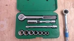 Sk 94512 3/8" Drive, 6 Point, Standard Sae Socket Set W Extra Rachet Case. Fixed Price $34.00.