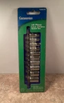 Vintage Companion Socket Set Nos 1/4" Drive 10 Pcs. Sae Shallow W/storage Rail. Fixed Price $24.95.