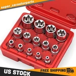 14PCS Torx Star Bit Female Socket Set Automotive Shop Tools External E4-E24. Fixed Price $15.88.