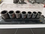 Snap On Metric PAKLD172 Socket Set Pc 17MM,18,19,21,22,24,27MM 1/2" Drive 6PT. Fixed Price $266.52.