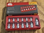 Mac Tools Stubby Torx Star Driver Socket Set Pc T8-T60 SST13PT New Open-box. Fixed Price $109.99.