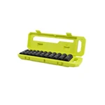 Ryobi Deep Impact Socket Set 1/2 In Metric Universal Hand Tool (11-PIECE). Fixed Price $54.78.